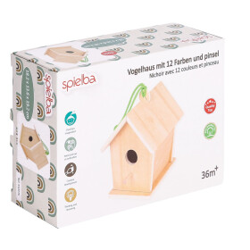 Spielba Vogelhaus zum Bemalen