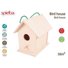 Spielba Vogelhaus zum Bemalen