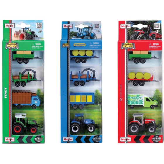 Maisto Farm 4er-Set assortiert