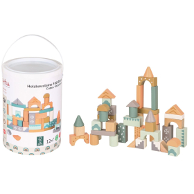 Spielba Holzbausteine 100 St&uuml;ck
