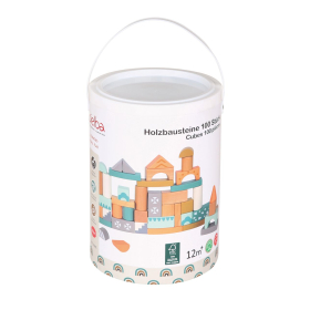 Spielba Holzbausteine 100 St&uuml;ck