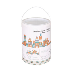 Spielba Holzbausteine 100 St&uuml;ck