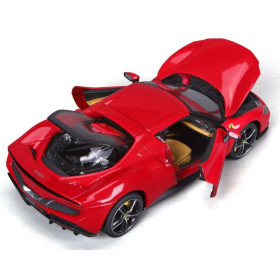 Bburago Ferrari R&P 296 GTB Rosso Corsa 1/18 rot