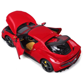 Bburago Ferrari R&P 296 GTB Rosso Corsa 1/18 rot