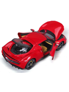 Bburago Ferrari R&P 296 GTB Rosso Corsa 1/18 rot