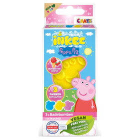 Craze Inkee Badebomben Peppa Pig 3er-Set