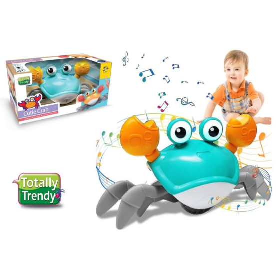 Totally Tech Totally Trendy laufende Krabbe mit Musik & Sensor