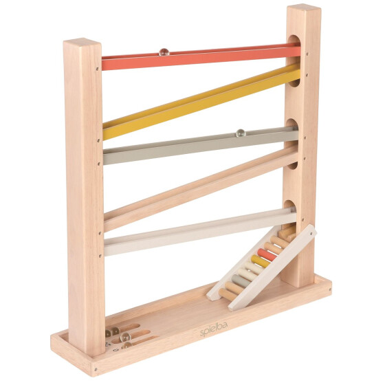 Spielba Kugelbahn mit Murmeln aus 100% FSC