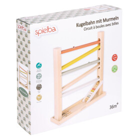 Spielba Kugelbahn mit Murmeln aus 100% FSC