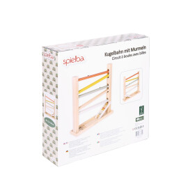 Spielba Kugelbahn mit Murmeln aus 100% FSC