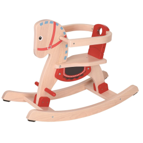 Spielba Schaukelpferd aus 100% FSC lasiert