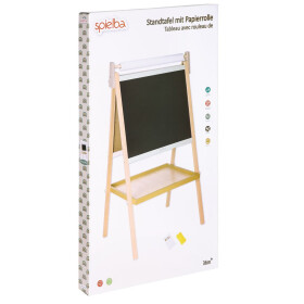 Spielba Standtafel mit Papier & Kreide 100% FSC