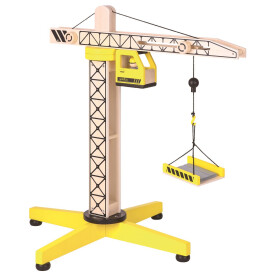 Spielba Kran mit Figur aus 100% FSC