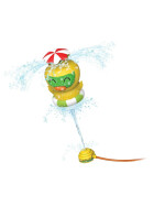 Totally Tech Totally Trendy Water Jet Ente Wasser-Sprinkler