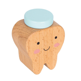 Spielba Milchzahndose Zahn blau