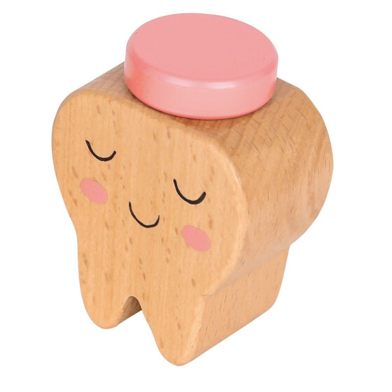 Spielba Milchzahndose Zahn rosa