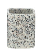 Wenko Zahnputzbecher Terrazzo, weiss