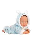 Llorens Babypuppe mit Overall blau 32cm