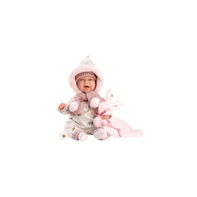Llorens Babypuppe Mimi Hase rosa 42cm