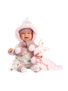 Llorens Babypuppe Mimi Hase rosa 42cm