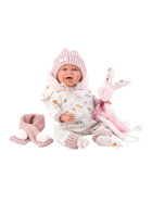 Llorens Babypuppe Mimi Hase rosa 42cm