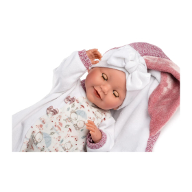 Llorens Babypuppe Heidi mit Schlafaugen 42cm