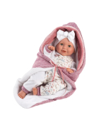 Llorens Babypuppe Heidi mit Schlafaugen 42cm