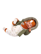 Llorens Babypuppe Junge fröhlich 44cm