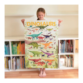 Poppik Sticker Lernposter Dinosaurier