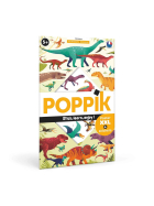 Poppik Sticker Lernposter Dinosaurier