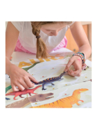 Poppik Sticker Lernposter Dinosaurier