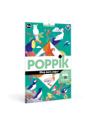 Poppik Sticker Lernposter Vögel