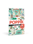 Poppik Sticker Lernposter Weltreise