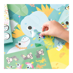 Poppik Sticker Kreativ Poster Dschungel