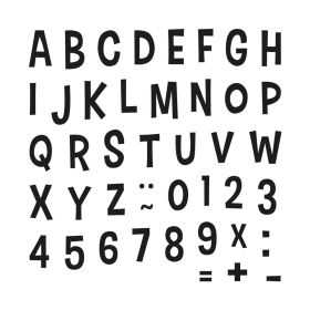 Aladine Kinder Stempel Funny Buchstaben & Zahlen