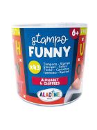 Aladine Kinder Stempel Funny Buchstaben & Zahlen