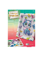 Collection Sequins Paillettenkunst Katze