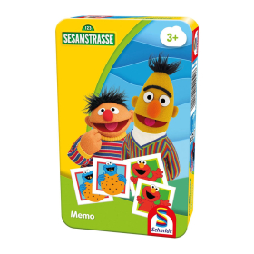Schmidt Spiele Sesamstrasse, Memo (Metalldose) (d)