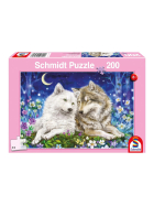 Puzzle Kuschelige Wolfsfreunde, 200 Teile