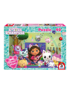 Puzzle Miau-ziger Partyspass, 40 Teile