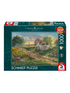 Puzzle Sonnenblumenfelder, 1000 Teile