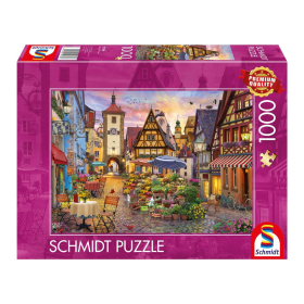 Puzzle Romantisches Bayern Rothenburg ob der Tauber, 1000 Teile