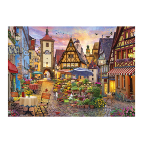 Puzzle Romantisches Bayern Rothenburg ob der Tauber, 1000 Teile