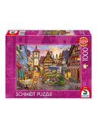 Puzzle Romantisches Bayern Rothenburg ob der Tauber, 1000 Teile