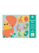 Djeco Puzzle Duo Lustige Eier