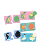 Djeco Puzzle Duo Lustige Eier