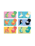 Djeco Puzzle Duo Lustige Eier