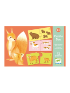 Djeco Puzzle Duo Tierbabys