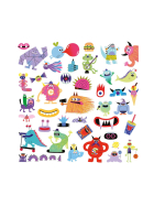 Djeco Sticker Monster