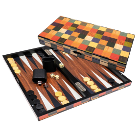 Philos Backgammon Fourni, gross, Magnetverschluss